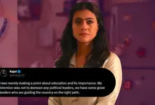 Kajol issues clarification after ‘uneducated political leaders’ comment draws flak