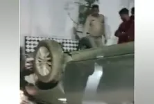 Days after the SG Highway accident, a drunk driver thrashes a car in Ahmedabad’s Maninagar
