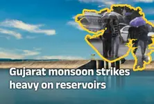 Gujarat’s monsoon deluge: 66 reservoirs overflow, 91 on high alert