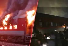 Two trains in UP catch fire within 12 hours