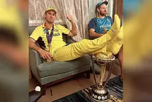 Mitchell Marsh defends resting his feet on WC trophy, says he would do it again