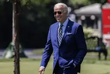 Biden wins first Democratic primary in march to second term