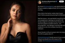 Actor Devoleena writes to PM Modi after her friend gets shot dead in US