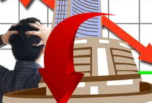 Sensex down nearly 1,000 points after massive selloff in markets