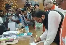Dr Hemang Joshi files for his LS nomination in Vadodara