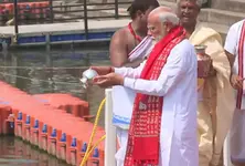 PM Modi performs Ganga Pujan, visits Kaal Bhairav temple in Varanasi