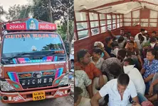 Gambling on moving truck busted in Gujarat, 42 held