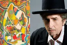 Rare Bob Dylan painting fetches nearly $200K at art auction