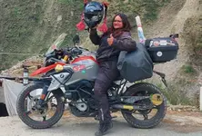 On a road less travelled: Ahmedabad woman clocks 2,50,000 km as solo biker