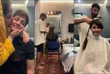 Hina Khan chooses to let go of her 'beautiful hair before it starts falling off'