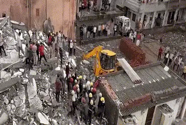 Six-storey building collapses in Surat, 15 injured, 5 feared trapped