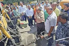 Newly built roads worth ₹3 crore deteriorate within months in Gujarat’s Nadiad