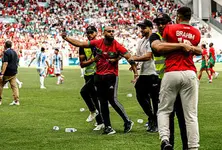 Olympics Football: Fans invade pitch, Morocco 'win' against Argentina