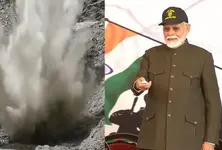 PM Modi carries out ‘first blast’ of Shinkun La tunnel in Ladakh