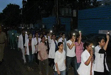 Gujarat medicos on strike, march against rape-murder of Kolkata doctor