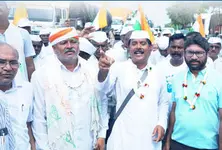 Gujarat Congress Nyay Yatra reaches Ahmedabad, marches towards Sabarmati Ashram