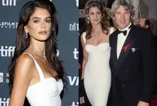 Kaia Gerber pays homage to her mother Cindy Crawford with red carpet look