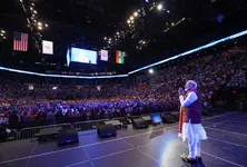 At diaspora event, PM Modi projects India as confident emergent power, accelerator of peace