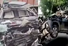 One police officer dead in accident near Surat involving Rajkot LCB team