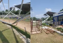 Dome collapses at Ahmedabad Police HQ ahead of inauguration, 3 workers injured