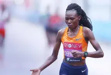 Kenya’s Ruth Chepngetich breaks women’s marathon world record