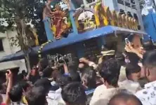 Police carry out baton charge as protest at Secunderabad temple turns violent
