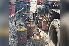 Hotel owner trafficking LPG gas cylinders nabbed by police