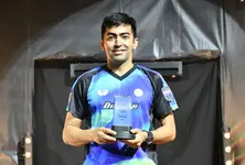 Harmeet wins singles and mixed doubles gold with wife Krittwika in Caracas WTT Feeder TT