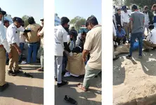 Ahmedabad traffic cops turn lifesavers for man who collapses at Odhav petrol pump