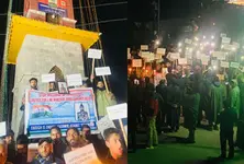 Kashmiris gather in solidarity to condemn killing of ex-serviceman in Kulgam