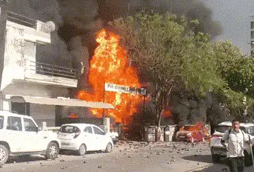 Major blaze at AC storeroom in Ahmedabad, woman, 2-year-old child rescued, one dead