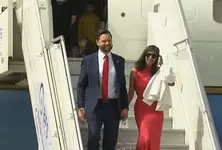 US Vice Prez JD Vance, family arrives in India for landmark visit