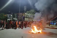 Karni Sena national vice president shot dead in Jamshedpur; supporters block highway in protest