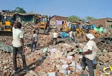 Operation Chandola Lake Demolition continues Bangladeshis held in Vadodara
