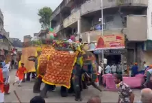 Elephants go berserk during Ahmedabad rathyatra three people injured