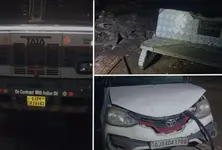 Speeding petrol tanker kills one, rams cars, two-wheelers in in Narol