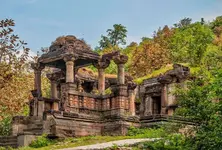 Polo Forest’s ancient temples neglected by govt Liquor bottles trash found in premises