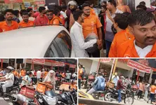 Swiggy riders protest in Ahmedabad over unfair ride distribution