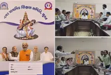 New normal Bhagat Singh, Ambedkar replaced by BJP leaders on notebooks in Surat