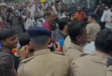 Violence erupts again at Seventh Day Adventist School: NSUI, Youth Congress workers clash with police