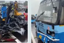 Six killed as Karnataka RTC bus rams into bus shelter in Kerala's Kasaragod