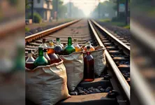 Liquor smugglers toss bags off Aravalli Express near Kalupur, 61 bottles seized