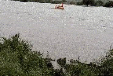 Heavy rainfall lashes in Gujarat, waterlogging reported, Dams on alert