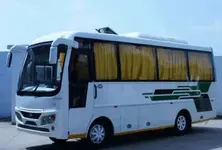 Traffic police crackdown on illegally parked luxury buses in Memnagar