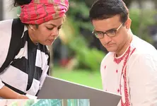 Sourav Ganguly’s ethnic charisma sets social media on fire, and fans can’t keep calm!