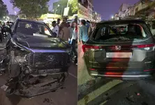 Speeding car rams two scooters in Ahmedabad’s Kubernagar, three injured
