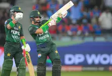 Pak opener Sahibzada Farhan celebrates fifty versus India with gunfire gesture video goes viral