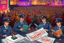 GST raids at Ahmedabad’s top garba venues over allegations of blackmarketing of tickets