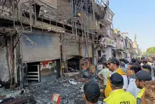 14 shops gutted in fire at Bapunagar Cloth Market