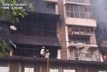 Four dead including 6 year old girl in Mumbai high rise fire during Diwali night